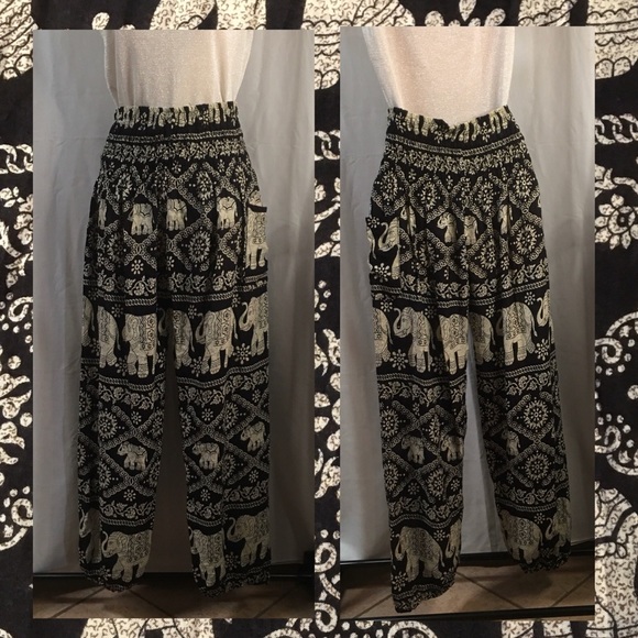 Boho/Gypsy/Harem style 100%cotton pants - Picture 5 of 5